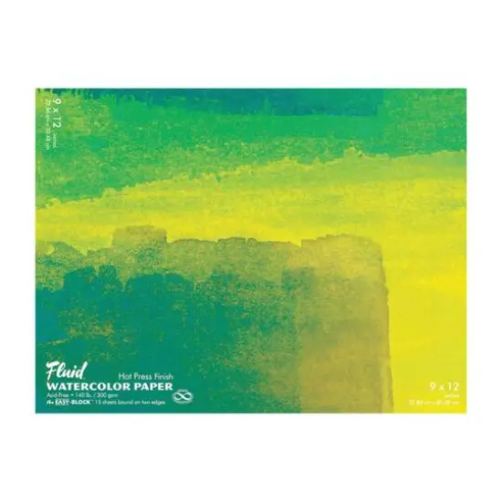 Fluid&trade; Hot Press Watercolor Paper Block {1}