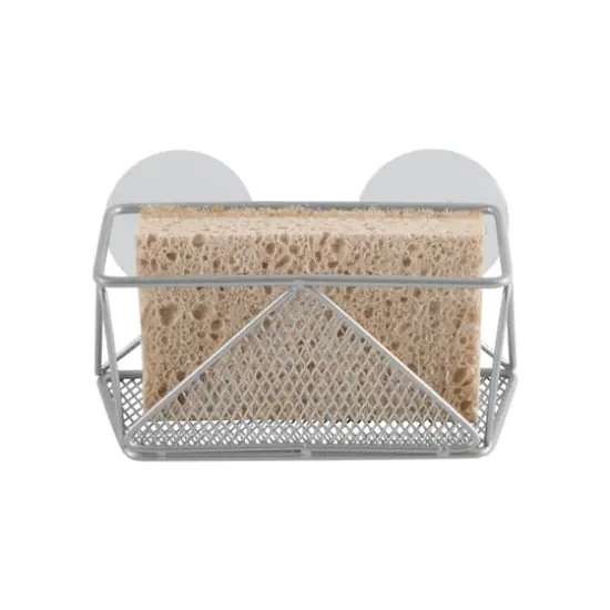 Kitchen Details 6" Geode Sponge Holder Chrome {5}