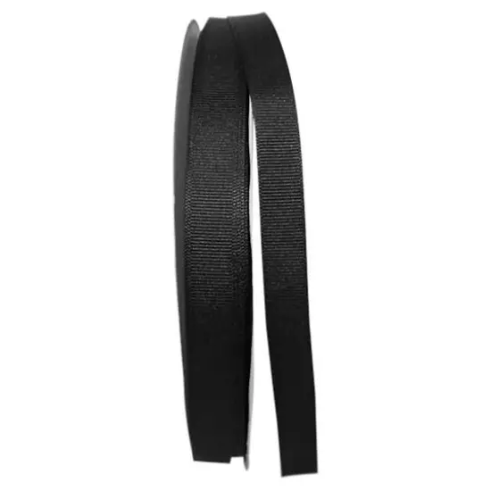 JAM Paper 5/8" Grosgrain Texture Ribbon Black {1}