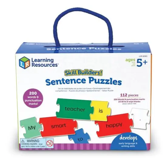 Learning Resources Skill Builders! Sentence Puzzles {6}