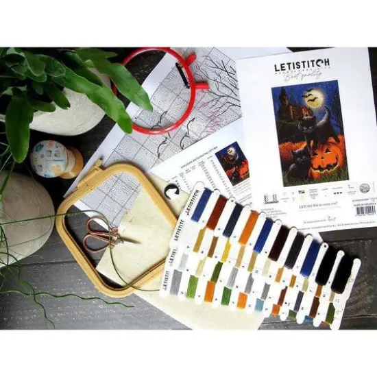 Letistitch Bird Table Counted Cross Stitch Kit {7}