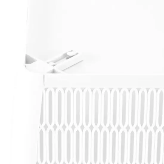 Simplify Slide 2 Stack It Shallow Tote Baskets, 2ct. White {14}