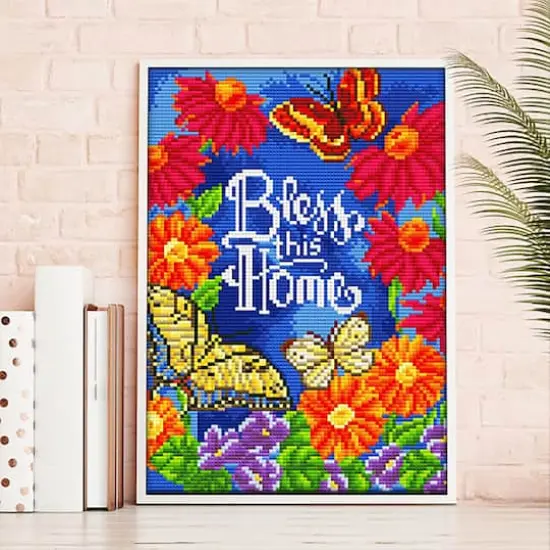 Sparkly Selections Bless This Home Glow in the Dark Diamond Art Kit {3}