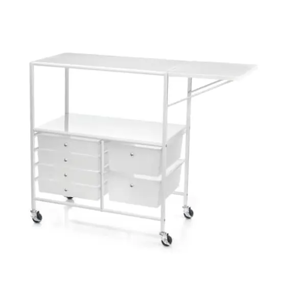 Essex Rolling Cart by Simply Tidy&trade; White {1}