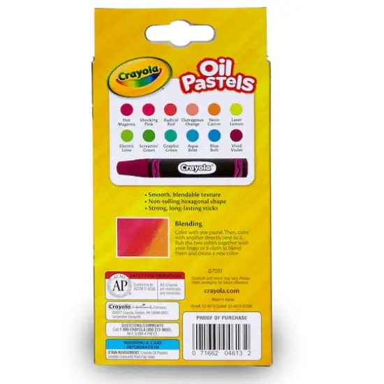 Crayola&reg; Neon Oil Pastels, 6 Packs of 12 {4}