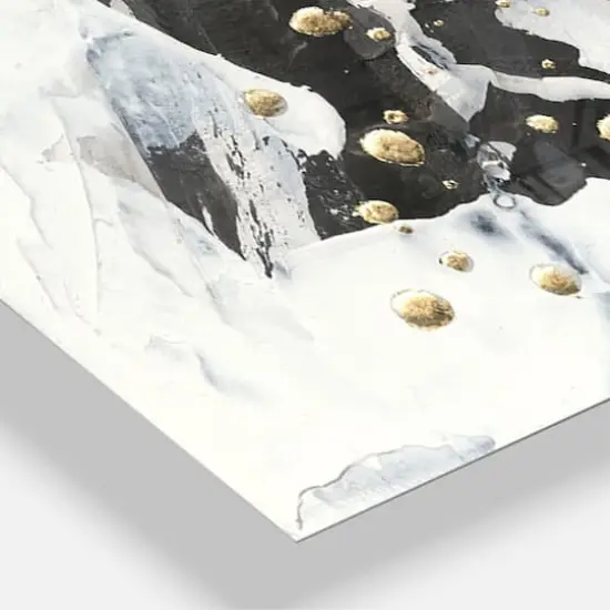 Designart Glam Painted Arcs IV Modern 3 Panel Wall Clock {4}