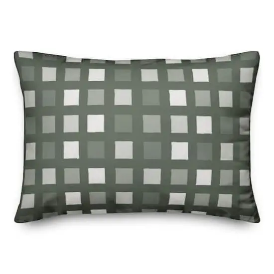 Little Squares Versatile Throw Pillow Sage {1}