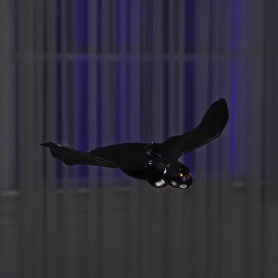 11.5" LED Black Animated Fly-Around Bat by Ashland&reg; {4}