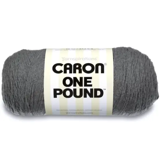 Caron&reg; One Pound&trade; Yarn Med Gray Mix {1}