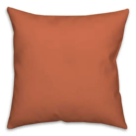 Happy Halloween Orange Throw Pillow {3}