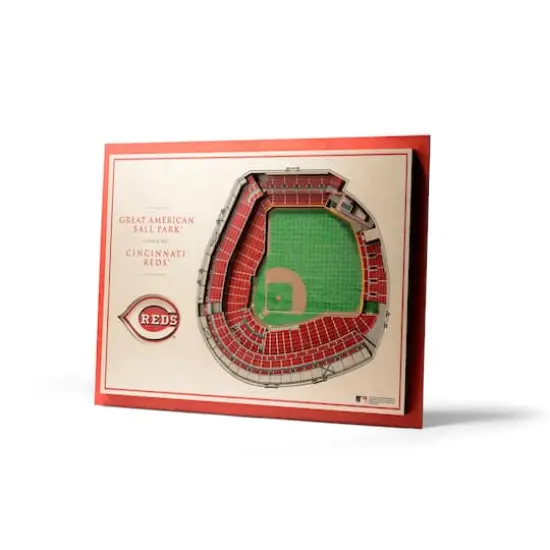 MLB Team 5-Layer StadiumView Wall Art Cincinnati Reds {1}