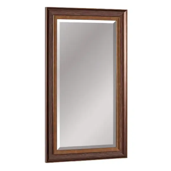 Head West 27.5" Bronze & Copper Oil-Rubbed Framed Wall Mirror {9}