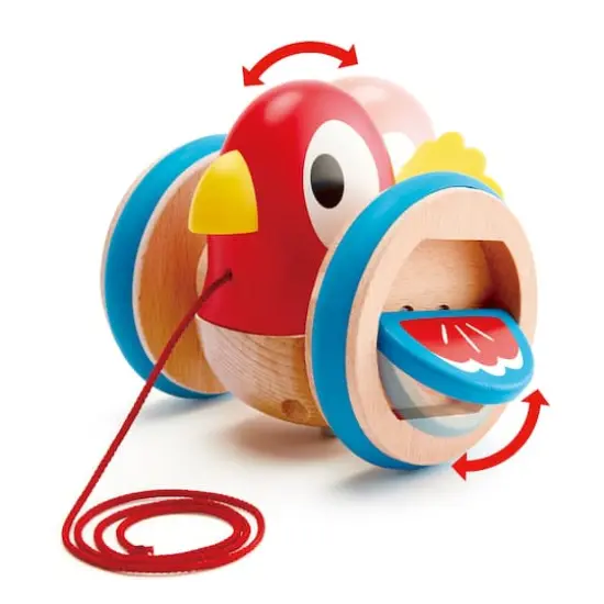 Hape Baby Bird Pull-Along Wooden Toddler Toy {5}