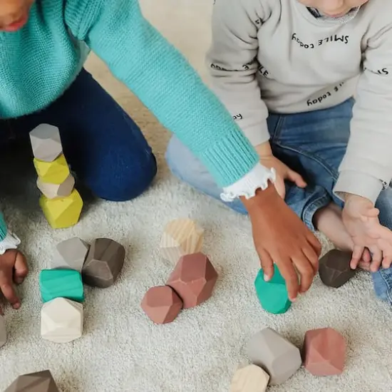 Miniland Towering Wooden Stones {3}