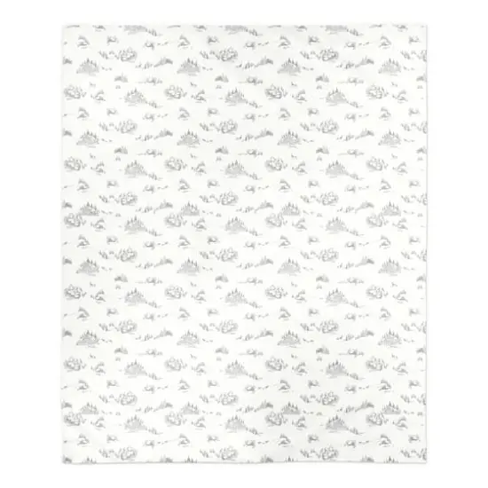 Snowy Town 50x60 Sherpa Fleece Blanket {1}