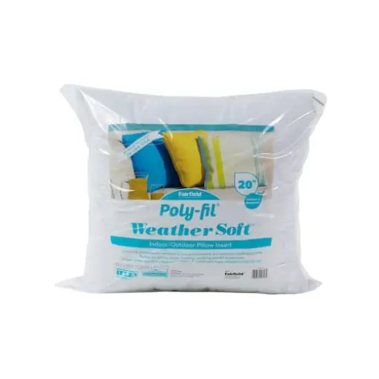 Weather Soft&trade; Indoor & Outdoor Pillow Insert, 20" x 20" {1}