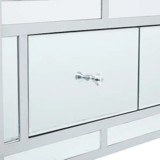 Grey Wood Glam Bench, 47" x 16" x 18" {7}