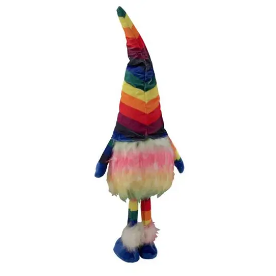 20.5" Bright Rainbow Striped Springtime Gnome {6}