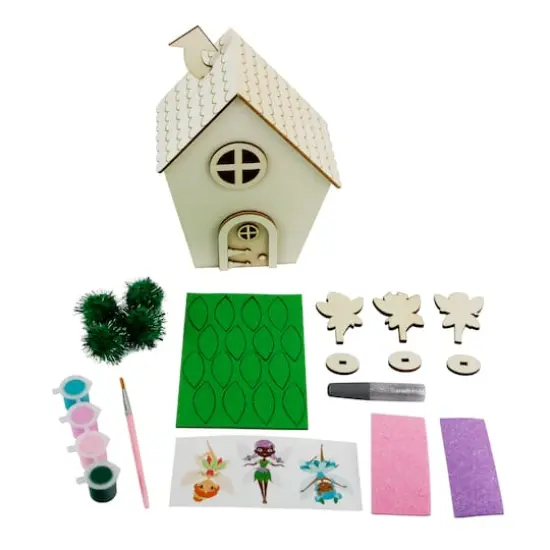 Fairy House Color-In 3D Wood Puzzle by Creatology&trade; {4}