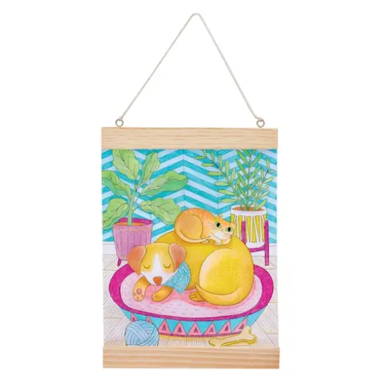 Faber-Castell&reg; Color-by-Number Pet Parents Wall Art {4}