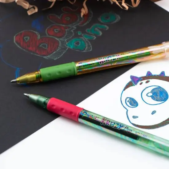 Pentel&reg; Krazy Pop Assorted Iridescent Gel Pens {7}