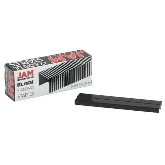 JAM Paper Standard Size Staples, 5,000ct. Black {5}