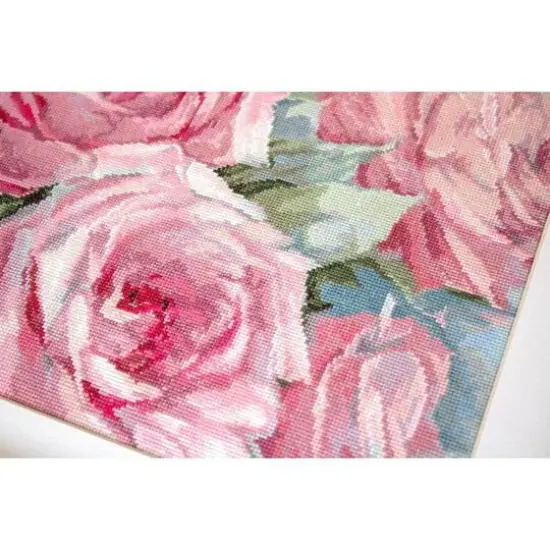 Letistitch Pale Pink Roses Counted Cross Stitch Kit {12}