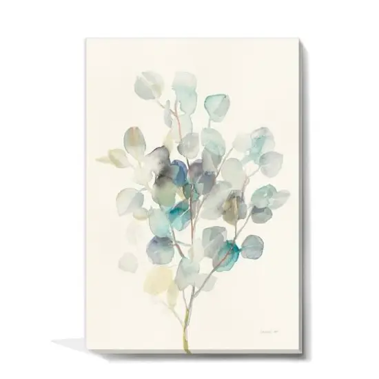 Designart - Eucalyptus leaves I - Farmhouse Premium Canvas Wall Art {1}
