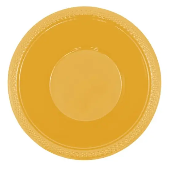 JAM Paper 7" Plastic Bowls, 20ct. Yellow {3}