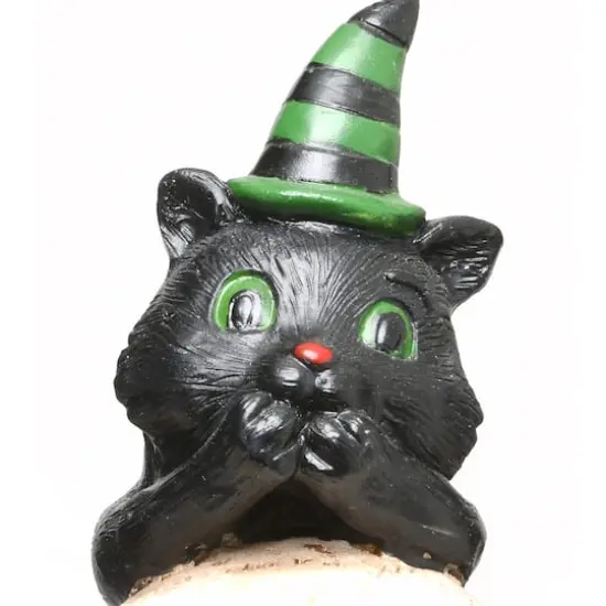 5" EEK Skulls with Black Cats {5}