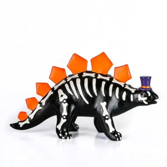 12" Halloween Black Dinosaur Tabletop D&eacute;cor {1}