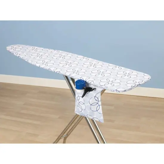 Household Essentials Deluxe Ironing Board Cover & Pad Blue Rings {3}