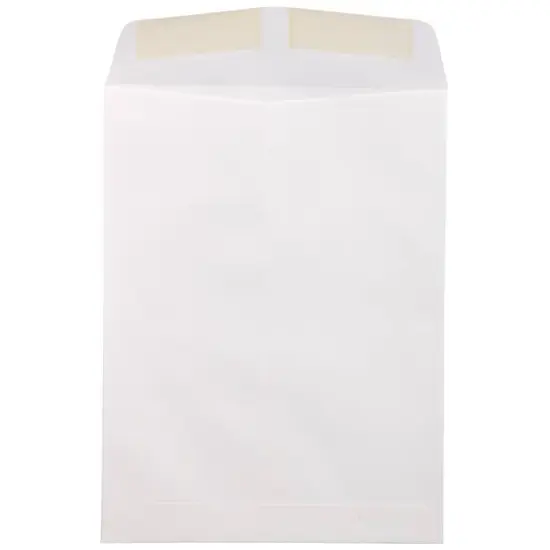 JAM Paper 9" x 12" Neenah Classic Linen Solar White Booklet Envelopes, 25ct. {3}