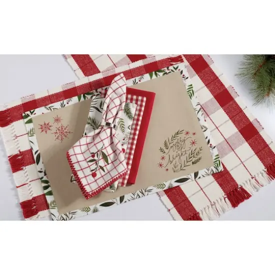 DII&reg; Berry Sprig Napkin Set, 6ct. {4}