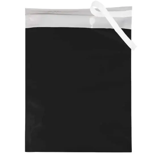 JAM Paper 9" x 12" Black Foil Open End Envelopes, 25ct. {3}