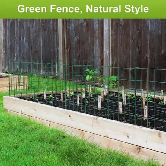 NEX&trade; Green Rustproof Folding Metal Fencing, 10ct. {7}