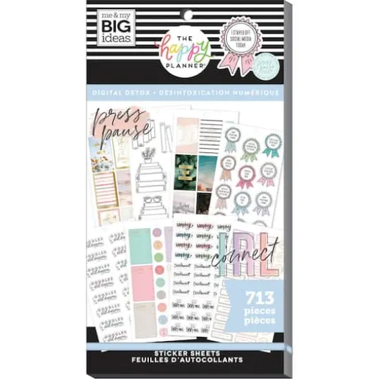 The Classic Happy Planner&reg; Digital Detox Value Pack Stickers {1}