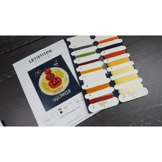 Letistitch Pumpkin's Party Counted Cross Stitch Kit {8}
