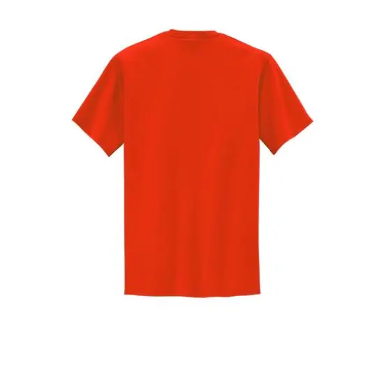 Port & Company&reg; Core Blend Pocket Adult Tall Tee Orange {5}