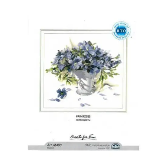 RTO Primroses Cross Stitch Kit {3}