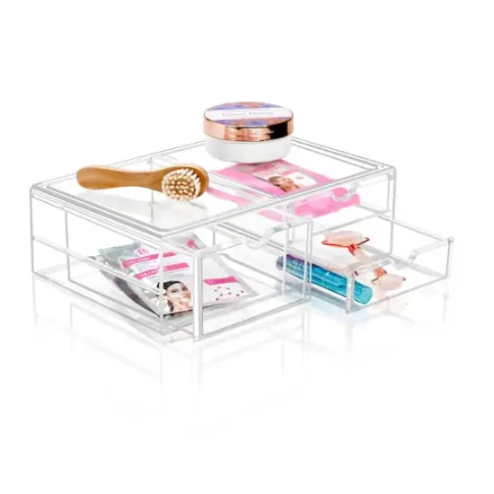 Sorbus 3-Drawer Extra Large Acrylic Cosmetic Organizer {1}