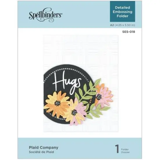 Spellbinders&reg; Plaid Company Embossing Folder {3}