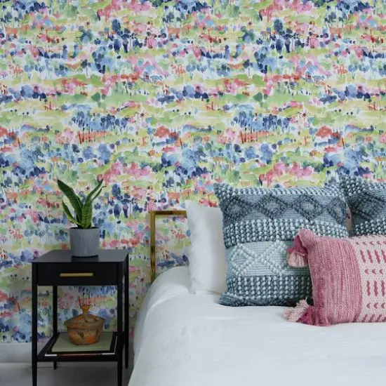 Surface Style Water Coloring Peel & Stick Wallpaper Spring {10}