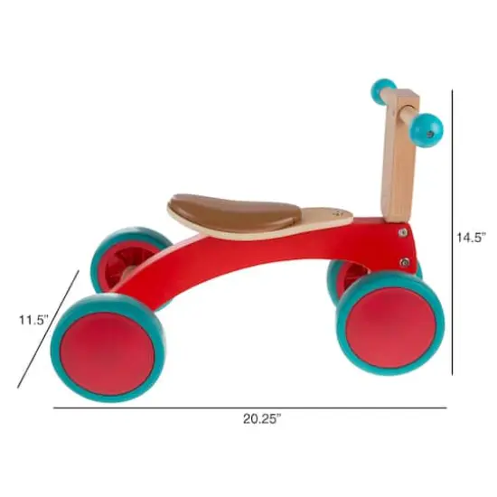 Toy Time Happy Trails Walk & Ride Wooden Balance Bike {3}