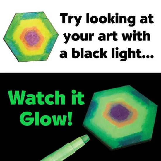 Faber-Castell 6 Color Neon Gel Crayons {7}