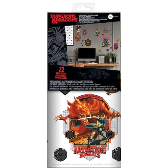 RoomMates Dungeons & Dragons Peel & Stick Wall Decals {9}