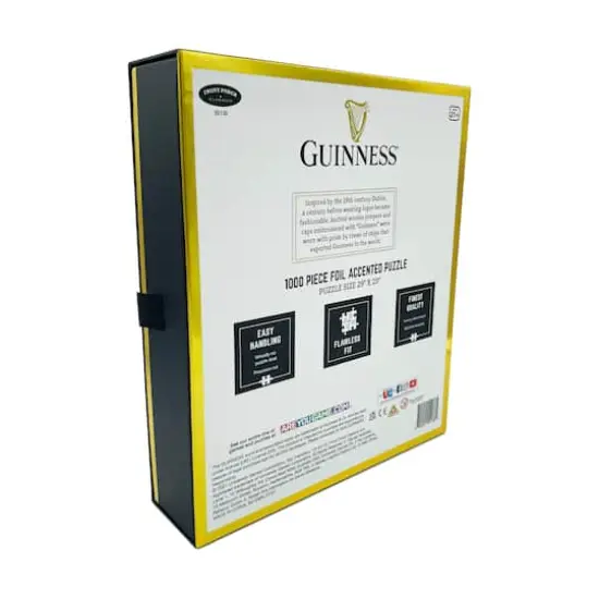 Guinness Foil Accented Puzzle - Coaster: 1000 Pcs {4}