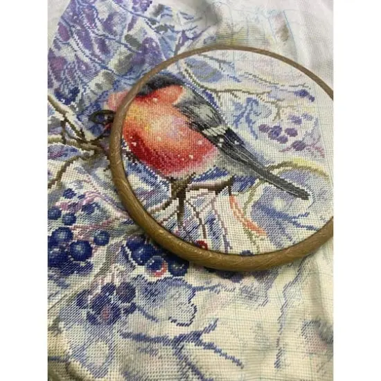 Mp Studia In The Snowing Forest Cross Stitch Kit {5}