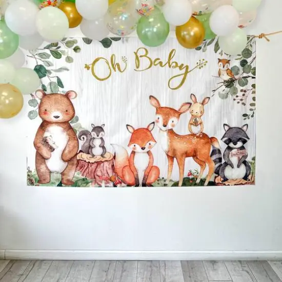 Kate Aspen&reg; Woodland Baby&nbsp;Shower Photo Backdrop {3}
