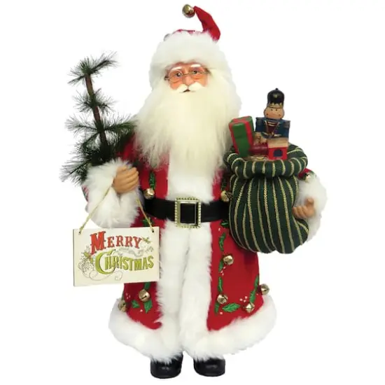 Santa's Workshop 15.5" Merry Christmas Santa Claus Figure {1}